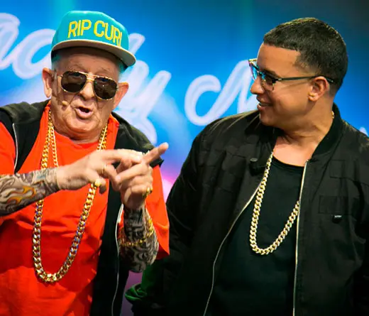 Daddy Yankee conoció al abuelo reggaetonero y fue nombrado padrino de un organismo de chicos con cáncer.